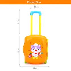 اسباب بازی موزیکال ست چمدان آشپزي قابل حمل هالی تویز Huile Toys