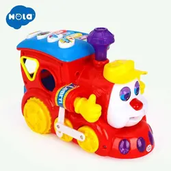 قطار آموزشی موزیکال هالی تویز Huile Toys