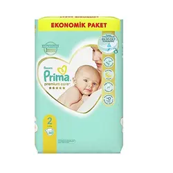 پوشک پریما ضد حساسیت سایز ۲ بسته ۶۰ عددی prima