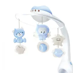 آویز بالا تخت 3 کاره آبی کودک Infantino