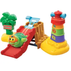 اسباب بازی حمام هوش و سرگرمی وی تک Toot Toot Splash Bath Island vtech 187603