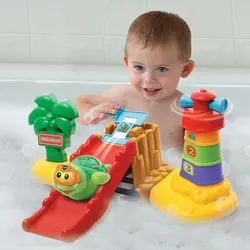 اسباب بازی حمام هوش و سرگرمی وی تک Toot Toot Splash Bath Island vtech 187603