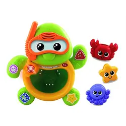 بازی آموزشی حیوانات وی تک مدل لاک پشت حمام Bath Friends Turtle Vtech 113403