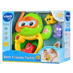 بازی آموزشی حیوانات وی تک مدل لاک پشت حمام Bath Friends Turtle Vtech 113403