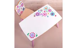 صندلی چوبی کودک پوپولوس طرح گل کد 10525 popoloos