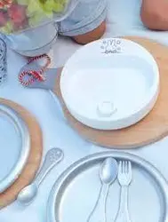 بشقاب گرم نگهدارنده غذا Bebejou Hot water plate Miffy Natural