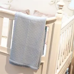 پتوی نوزاد - طرح نارینه رنگ آبی NOHA