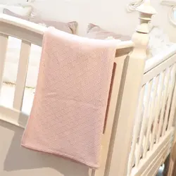 پتوی نوزاد - طرح نارینه رنگ صورتی NOHA