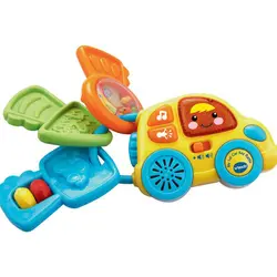 دسته کلید طرح ماشین موزیکال my 1st key rattle vtech 150603