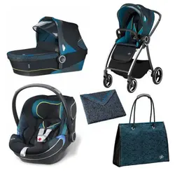 ست 5 تکه کالسکه  جی بی  GB Maris Bold Sport Black Travel System