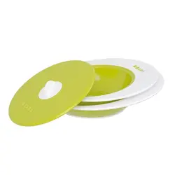 ست بشقاب رنگ سبز ب آ با Beaba Set of Ellipse evolutive plates