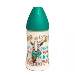 شیشه شیر طرح کریسمس 270 میل سواوینکس Suavinex