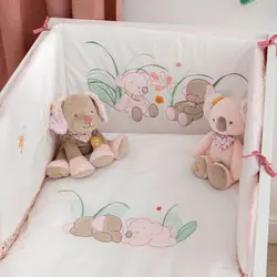 عروسک سگ صورتی ناتو Nattou