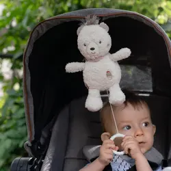 عروسک نخ کش موزیکال بیبی فن طرح خرس BabyFehn Musical Bear Peru