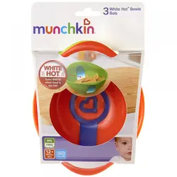 کاسه غذاخوری حرارتی munchkin مانچکین (3 عددی)