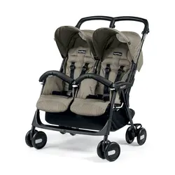 کالسکه دوقلو رنگ بژ پگ پرگو Peg-Perego Aria Shopper Twin