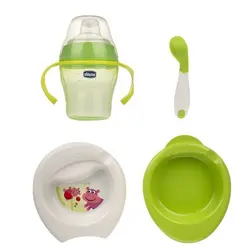 ظرف غذای چهار تکه کودک چیکو CHICCO Meal Set