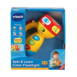 چراغ قوه زرد وی تک spin and learning color flashlight Vtech 124000