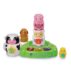 برج حیوانات وی تک Stack& Discover Animals Vtech 143303