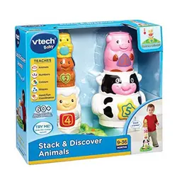 برج حیوانات وی تک Stack& Discover Animals Vtech 143303