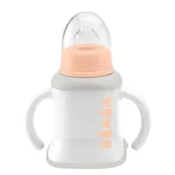 لیوان سه کاره ب آ با Beaba 3-in-1 Evolutive Training Cup