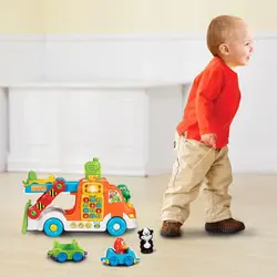 اسباب بازی حمل اتومبیل وی تک vtech pull &learn car carrier