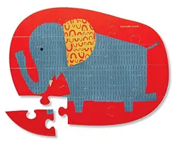 پازل 12 تکه کروکودیل کریک مدل Crocodile Creek Elephant