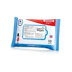 دستمال مرطوب 10 عددی (75 درصد الکل) بی بی سیل Babisil Alcohol Wipes