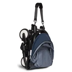 کالسکه یویو پلاس بیبی زن فریم مشکی با کیت پارچه آبی ایر فرانس Babyzen Yoyo+ Pushchair Air France