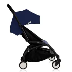 کالسکه یویو پلاس بیبی زن فریم مشکی با کیت پارچه آبی ایر فرانس Babyzen Yoyo+ Pushchair Air France