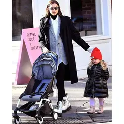 کالسکه یویو پلاس بیبی زن فریم مشکی با کیت پارچه آبی ایر فرانس Babyzen Yoyo+ Pushchair Air France