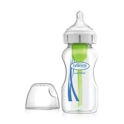 شیشه شیر پیرکس پهن 270 میل آپشن پلاس Drbrowns
