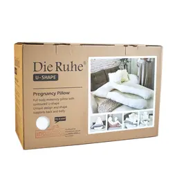 بالش بارداری دی روحه مدل Die ruhe U SHAPE سفید