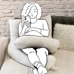 بالش بارداری دی روحه مدل Die ruhe U SHAPE سفید