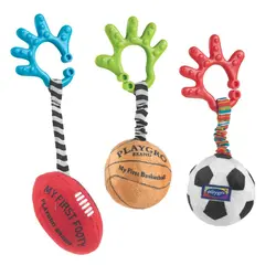 آویز کالسکه و کریر سه عددی طرح توپ پلی گرو Playgro