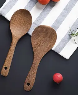 قاشق های اشپزی چوب نارگیل