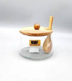 قندان / شکرریز درب چوبی