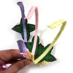 تل سر پارچه ای شازده خانوم - آرت زویا - فروشگاه دست سازه