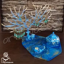 استند زیورآلات طرح گوزن 1 - آرت زویا - دست‌سازه‌های هنری