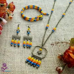 ست کریستالی وینا - آرت زویا - فروش و آموزش دست‌سازه‌های هنری