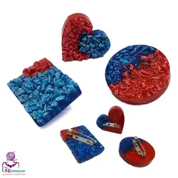 پیکسل سنجاقی رزینی ژینا در سه طرح - آرت زویا - فروش و آموزش