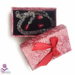 نیم ست استیل ظریف حمیرا با انار شیشه نشکن - آرت زویا - فروش