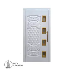 درب لولایی آسانسور کد6069 طرح لاوین
