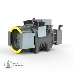 موتور گیرلس سیکور ایتالیا 8نفره | موتور آسانسور بدون گیربکس