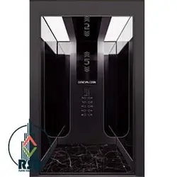کابین آسانسور استیل کد3507 | ساخت کابین آسانسور استیل