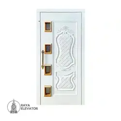درب آسانسور لولایی طرح دیپلمات | ساخت درب لولایی آسانسور
