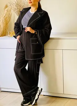 کت شلوار اسپرت مدل دمسه دوزی