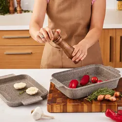 ماهیتابه چدنی کاراجا مدل Karaca Mutfaksever Biogranit