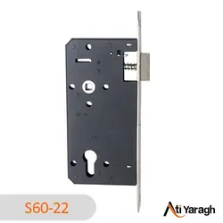 قفل سوییچی آکس 60 مدل SAFETY رنگ نیکل - آتی یراق