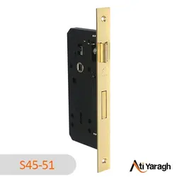 قفل کلیدی آکس 45 مدل SAFETY رنگ طلایی - آتی یراق